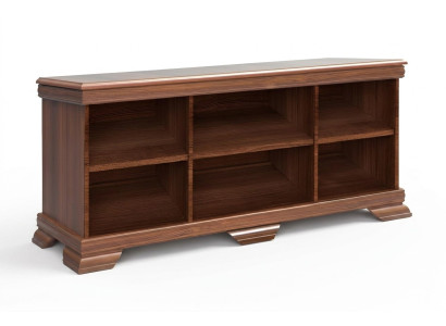 Collezione soggiorno: credenza, mobili, mobile TV, tavolo, armadio, ripiano basso.