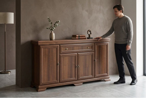 stato dell'arte mobili armadio cassettiera credenze classica in legno credenza