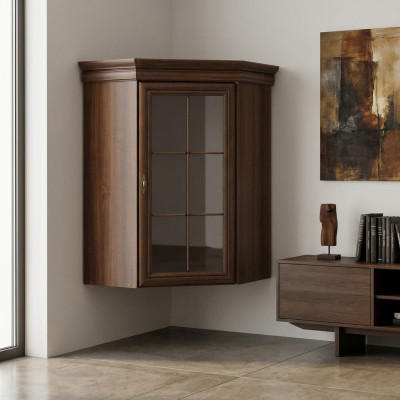 Mobile Buffet Nuovi Armadi da Sala da Pranzo Marroni, Nuovo Mobiletto da Parete in Legno Prezioso