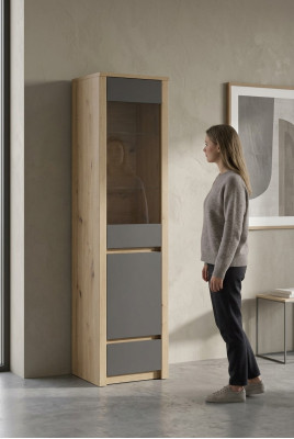 Vetrine Scaffali Armadi Legno Soggiorno Vetrina Armadio Comò Vetro Regalo Nuovo!