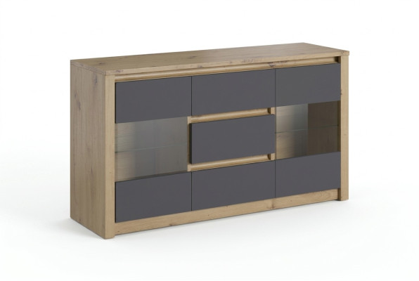 Design mobili soggiorno credenza in legno moderna cassettiera armadio nuovo