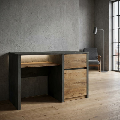 Tavolo in legno massello per computer, scrivania da ufficio, scrivania, mobili da ufficio, tavoli, tavolo in legno.