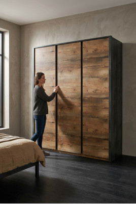 Armadi Stile Mobili Camera da Letto Casa di Campagna Armadio Guardaroba Soggiorno Nuovo