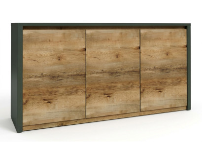 Mobili comò design, scaffali, armadio, armadi in legno marrone, armadietto alto, comò.