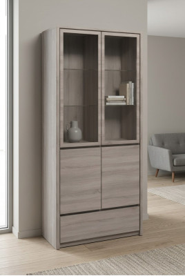 Sala da pranzo Legno Soggiorno Mobili Vetrina Cassettiera Vetrine Armadi Glass cabinet Armadi