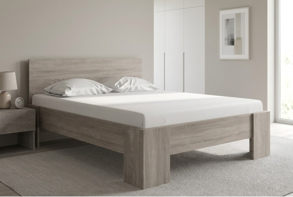 Mobili di design di lusso Letto in legno letto Stile country Letti matrimoniali in legno
