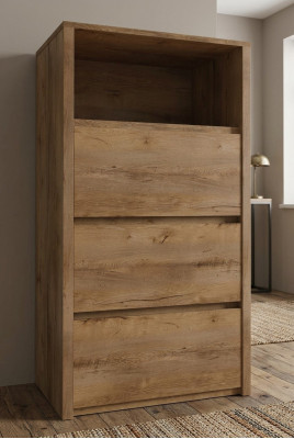 Mobile cassettiera in legno massello design Nuova cassettiera armadio armadi Nuovo