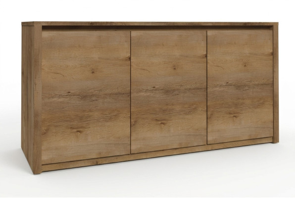 Mobile contenitore in legno moderno, credenza, credenze, mobile da soggiorno 130cm XL, credenze basse.