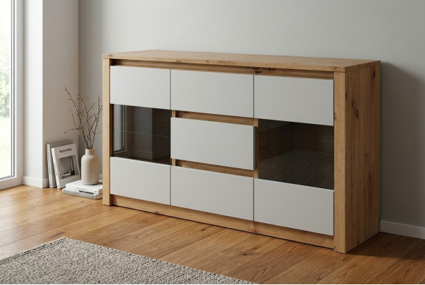 Soggiorno Scaffale Legno Lusso Mobili Designer Credenza Buffet Mobile Armadio Nuovo