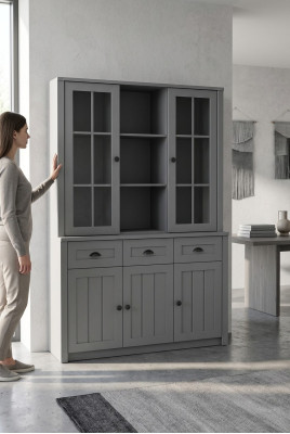 Armadio Credenza Soprammobile Credenza Consolle Scaffale Legno Buffet Comò Posizionare