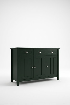 Casa di campagna Verde Comò in legno Credenza Armadio alto Comò Credenza.