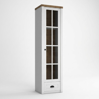 Vetrina classica Armadio Vetrina Mobili da soggiorno Design Vetrina in legno Nuova