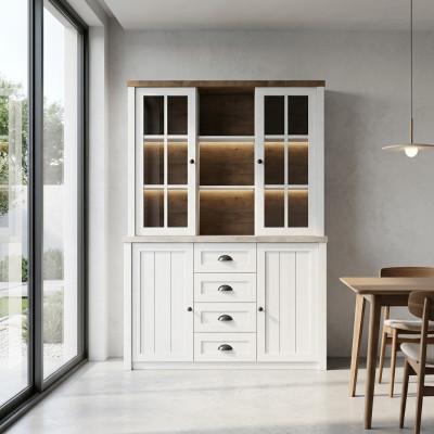 Classico armadio armadietto credenza soprammobile credenza parete armadietto W2D.