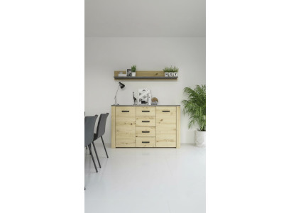 Design cassettone mobile credenza classica in legno per soggiorno moderno di lusso NUOVO