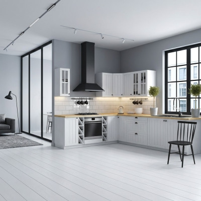 Cucina country in linea Armadio Cucina Base Pensile Mobili su misura