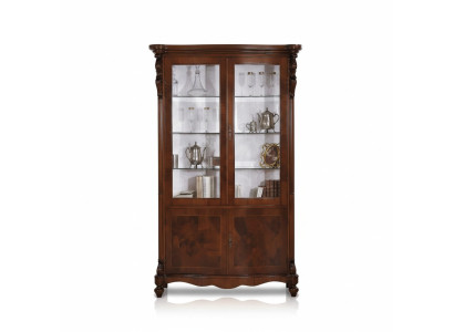 Lusso Armadio Legno Mobili Armadi Vetrina Libreria Archivio Vetrina Antico