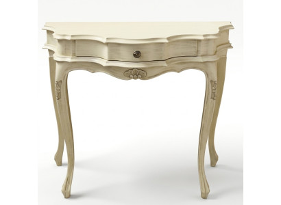 Tavolo console bianco in legno per telefono, tavolo da corridoio, tavolo a muro nuovo