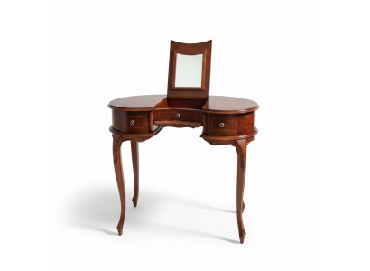 Toeletta, tavolo da toeletta, tavolo cosmetico, comò, tavoli consolle, mobili in legno massello.