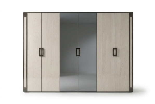 Armadio vestiti Design Camera da letto Armadi mobili Soggiorno Mobili Legno Nuovo