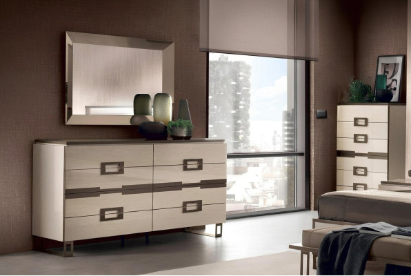 Design cassettone mobile credenza classica in legno moderno di lusso italiano.