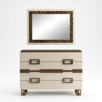 Set cassettiera specchio legno cassettiere mobile comò design moderno gruppo mobili