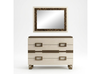 Set cassettiera specchio legno cassettiere mobile comò design moderno gruppo mobili