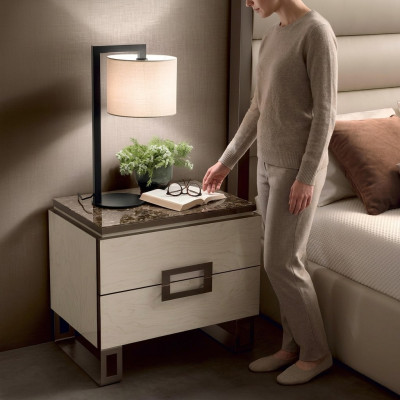 Comodino Comodino per la notte Design Camera da letto Tavolino Comodini Nuovo