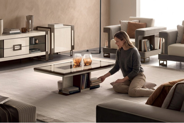 Tavoli da caffè tavolo di lusso in legno Consolle Design Mobili italiani Arredo