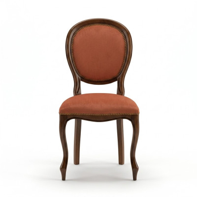 Sedia Marrone Design Soggiorno Sala da Pranzo Legno Sedie Imbottite Poltrona Mobili Nuovi