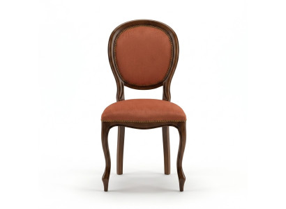 Sedia Marrone Design Soggiorno Sala da Pranzo Legno Sedie Imbottite Poltrona Mobili Nuovi