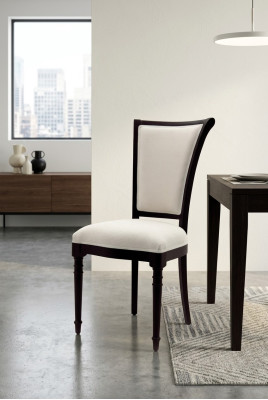 Poltrone 1x poltrona soggiorno sala da pranzo Tessuto Sedia di design di lusso Poltrona