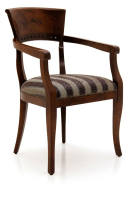 Sedia con braccioli Sedia da pranzo in legno Nuove sedie da pranzo Sedia design Déco