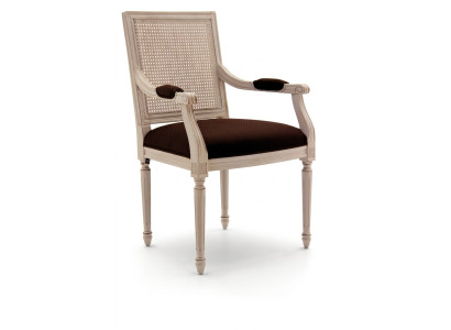 Sedie da pranzo in tessuto di design di lusso beige nuove Sedia da pranzo con braccioli