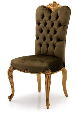 Designer Lehn Sitz Sessel di lusso per sala da pranzo 1x sedia sedie imbottite tessuto moderno