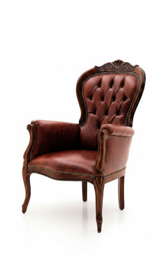 Poltrona Sedia da designer Imbottita Relax Tessuto Tendaggi Lounge Club Singolo Mobile Nuovo