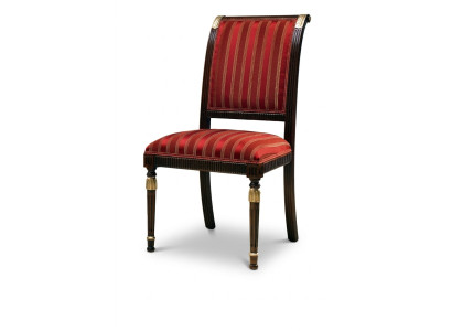Sedia Seduta Imbottita Sedia Italia Lusso Sedie da Pranzo Tessuto Legno 1x Poltrona con Schienale