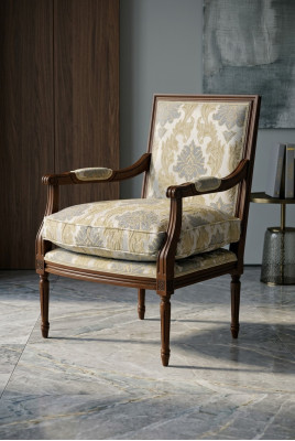 Mobili di design di lusso Sedie Poltrone di design Art déco Tessuto Salotto Lounge Nuovo
