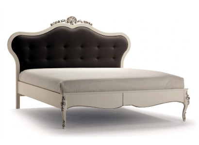 Design della camera da letto lussuoso Letto 180x200 Struttura letto doppia in tessuto Beige Letti Nuovi