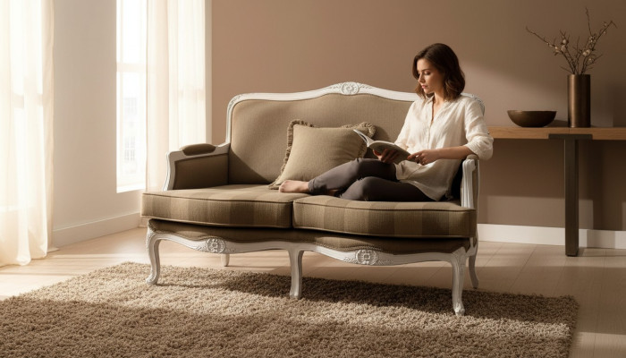 Design Polster Textil Sofas Couchen neues Doppelsofa Luxus Sofa 2 Sitzer Möbel  Design imbottiti tessuto divani divani nuovi divani a due posti di lusso muebles