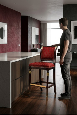 Design sgabello da banco Sgabello da bar Sgabello per bancone Lounge sgabello Sgabello da bar Sedia Sgabello Sedie