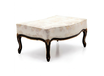 Design sgabello poggiapiedi sedile imbottito panchina imbottita tessuto legno stile