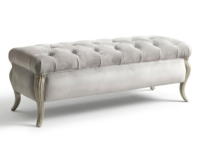 Chesterfield Design Poggiapiedi Pouf ovale Pouf poggiapiedi Mobili Pouf imbottito Sgabello da seduta