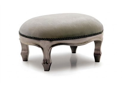 Poggiapiedi Imbottito Sedile Tessuto Relax Divano Tavolino Panchina Poggiapiedi R1 Designer Di Lusso