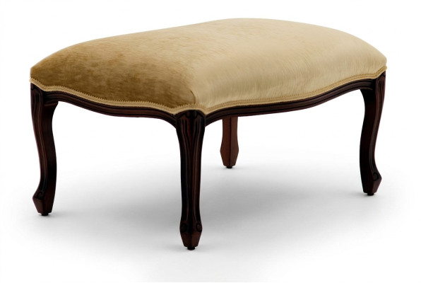 Abitate Panchine da seduta Tessuto Beige Design Sgabello Poggiapiedi Mobili