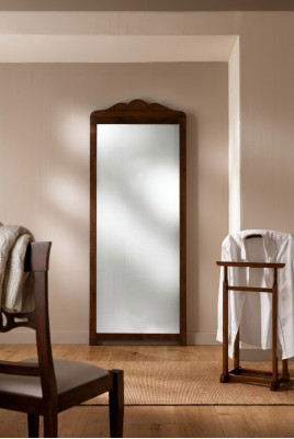 Classico design cornice in legno reale XL specchio 84*3*205cm Nuovo mobile con specchio