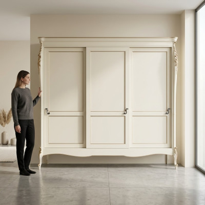 Camera da letto Mobili Soggiorno Mobili Legno Nuovo Armadio Abbigliamento Design Armadio