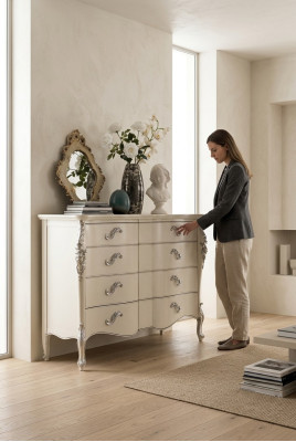 Soggiorno In Legno Moderno Lusso Design Italiano Credenza Mobili Classica Sideboard