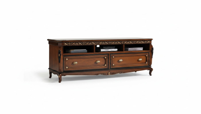 Design cassettone armadio credenza stile classico salotto cassettiere mobile RTV basso.