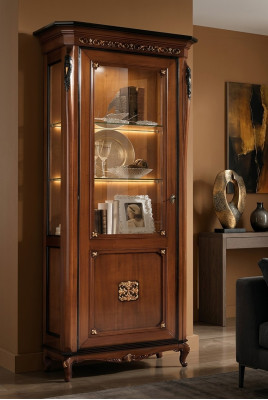 Vetrina 1 Porta Armadio Vetrine Soggiorno Armadi Design Armadio Mobili Vetro Nuovo