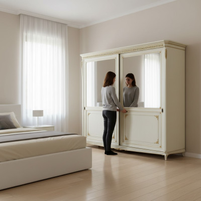 Classici armadi da indossare Nuovo stile country Casa armadio Armadio in legno